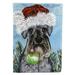 Caroline s Treasures PPP3163GF Schnauzer Christmas Pure at Heart Flag Garden Size Garden Size multicolor