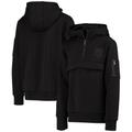 England Tonal 1/4 Zip Hoodie – Schwarz – Kinder