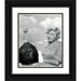 Hollywood Photo Archive 15x17 Black Ornate Wood Framed with Double Matting Museum Art Print Titled - Doris Day with a Thanksgiving Turkey