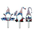 3pcs america day garden art outdoor garden backyard branch metal animal decoration gift independence day card slot decoration the warden sign birthday yard signs with 18x24 yard stake yard signs