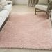 Nourison Lush Shag Modern & Contemporary Blush 7 10 x 9 10 Area Rug (8x10)