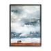 Stupell Industries Distant Rural Cottage Heavy Clouds Watercolor Painting Painting Black Framed Art Print Wall Art Design by Jennifer Paxton Parker