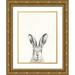 Borges Victoria 19x24 Gold Ornate Wood Framed with Double Matting Museum Art Print Titled - Animal Mug I