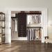 John Louis Home Solid Wood Walk-In Closet System w/ 6-Drawers & Solid Doors Solid Wood in Brown | 16 D in | Wayfair JLH-283