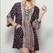 Free People Dresses | Free People Rain Or Shine Tunic Dress | Color: Brown/Cream | Size: S