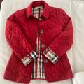 Burberry Jackets & Coats | Authentic Burberry Jacket Size Xs. Perfect Condition | Color: Red | Size: Xs