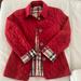 Burberry Jackets & Coats | Authentic Burberry Jacket Size Xs. Perfect Condition | Color: Red | Size: Xs