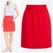J. Crew Skirts | J. Crew Mercantile Red Sidewalk Skirt | Color: Red | Size: 4