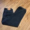 Levi's Jeans | Levi’s 501 Xx Straight Black Denim Jeans 36x30 Red Tag | Color: Black | Size: 36