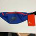 Nike Bags | Nike Heritage Adjustable Strap Zipper Fanny Bag | Color: Blue/Red | Size: Os