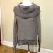 American Eagle Outfitters Sweaters | American Eagle Outfitters Womens Medium Cowl Neck Hi Low Sweater Gray | Color: Black/Gray | Size: M