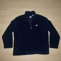 Levi's Sweaters | Black Levis Quarter Zip Sherpa Pullover Size Xl Mens | Color: Black | Size: Xl