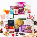 Thank You Afternoon Tea Hampers Gift Baskets, Luxury Vegan Hamper for Women, Dairy Free Chocolate Gift Box, Gluten Free Hamper, Vegan Gifts Treats Box, 1 Non Alcoholic Cocktail