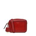 Radley London Marston Mews Mini Zip Around Crossbody Handbag for Women, Made from Claret Red Smooth Leather with Strong Grained Leather Trims, Extra Small Handbag with Crossbody Strap & Zipped Closure