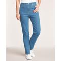 Blair Women's DenimEase Classic 5-Pocket Jeans - Denim - 14P - Petite