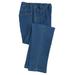Blair Men's Haband Men’s Casual Joe® Stretch Waist Jeans with Drawstring - Blue - 4X