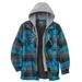 Blair Men's Haband Tailgater™ Sherpa Lined Men's Flannel Jacket - Green - XX