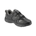 Blair Dr. Max™ Leather Sneakers with Memory Foam - Black - 11
