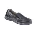 Blair Men's Dr. Max™ Leather Slip-On Casual Shoes - Black - 12