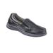 Blair Men's Dr. Max™ Leather Slip-On Casual Shoes - Black - 12