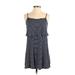 American Eagle Outfitters Casual Dress - A-Line: Blue Print Dresses - Women's Size X-Small