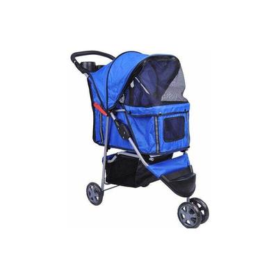 5663-0015Ablue Tier-Buggy Hundebuggy mit 3 Rädern, Farbe blau - Bc-elec Image