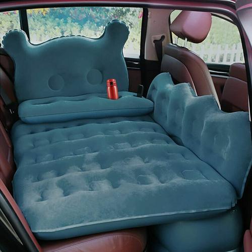 Aufblasbare Matratze für Auto SUV mit Pumpe, aufblasbares Bett für die Reise, Auto-Rücksitzkissen