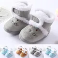 Chaussures chaudes pour bébés filles bottes d'optique mignonnes chaussures pour tout-petits mode