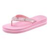 Badezehentrenner VENICE BEACH, Damen, Gr. 43, rosa (rosé), Obermaterial: 100% Textilmaterial. Futter: 100% Textilmaterial. Decksohle: 100% Synthetik. Laufsohle: 100% Synthetik, Glitzer, unifarben, casual, Schuhe, Sandale, Pantolette, Badeschuh...