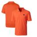 Men's Cutter & Buck Orange Chicago Bears Throwback Logo Big Tall Forge Stretch Polo