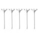 Wharick 5Pcs Stable Less Resistance Golf Plastic Tees for Clubs