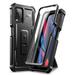 Dexnor for Samsung Galaxy A12 Case [Built in Screen Protector and Kickstand] Heavy Duty Military Grade Protection Shockproof Protective Cover for Samsung Galaxy A12 Black