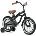 JOYSTAR 12 14 16 Kids Cruiser Bike for Ages 2-7 Years Old Girls & Boys Kids Bike with Training Wheels Cruiser Bicycles for Children Black