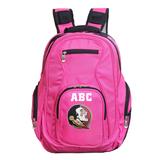 MOJO Pink Florida State Seminoles Personalized Premium Laptop Backpack