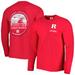 Men's Scarlet Rutgers Knights Circle Campus Scene Long Sleeve T-Shirt