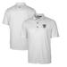 Men's Cutter & Buck Charcoal Las Vegas Raiders Throwback Logo Big Tall Pike Double Dot Print Stretch Polo