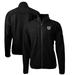 Men's Cutter & Buck Black Las Vegas Raiders Cascade Eco Sherpa Fleece Full-Zip Throwback Jacket