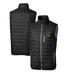 Men's Cutter & Buck Black Pittsburgh Steelers Throwback Logo Rainier PrimaLoft Eco Insulated Full-Zip Puffer Vest