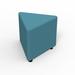 Marco Sonik Triangular Ottoman, Wood in Blue | 16 H x 18 W x 16 D in | Wayfair LF1550-S91