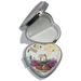 Lissom Design Lavender Bee Farm Heart Decorative Box in Brown/Gray | 3 H x 3 W x 3 D in | Wayfair 62076