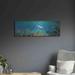 Dovecove Sharks Realm by Enright - Unframed Print on Metal in White | 12 H x 36 W x 0.2 D in | Wayfair 4EC3505B66054C3AA9E09837827C08AD