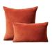 Leighton Velvet Decorative Pillow Covers - Dune, 20" sq. Dune, Individual - Frontgate