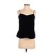 Harlow & Rose Sleeveless Blouse: Black Tops - Women's Size 0 Petite