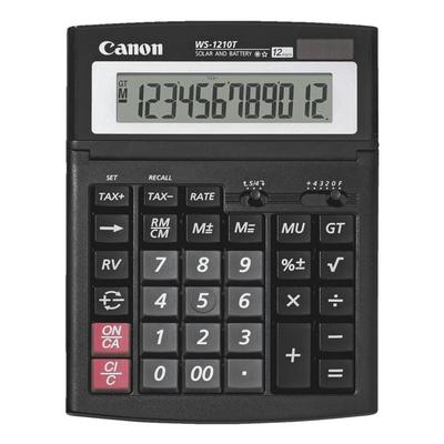 Tischrechner »WS-1210T« schwarz, Canon, 19.8x3.8x15 cm