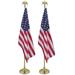 Arlmont & Co. Farly 2-Sided Polyester 8'2 x 1 ft. Flag Set in Blue/Red/White | 79.13 H x 11.81 W in | Wayfair ECE855055AB24F1DA1511B5ECAF15B0F