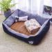 Tucker Murphy Pet™ Pet Nest Sleep House Comfortable Bed Dog Nest Cat Nest Four Seasons Soft Egg Tart Nest in Gray/Black/Brown | Wayfair