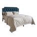 House of Hampton® Dwayna Tufted Upholstered Platform Bed Metal in Blue | 45.47 H x 60.8 W x 82.7 D in | Wayfair 93A126BF23BB4A0080279DAD1669FA72