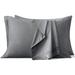 CHUN YI Cotton Tencel Set of 2 Bed Pillowcases