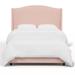 Red Barrel Studio® Standard Bed Upholstered/Polyester/Linen in Pink/Black | 56 H x 66 W x 85 D in | Wayfair 92E782CC83CD498B817FAF72CD82CACF