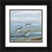 Swatland Sally 20x20 Black Ornate Wood Framed with Double Matting Museum Art Print Titled - Seabird Beach I